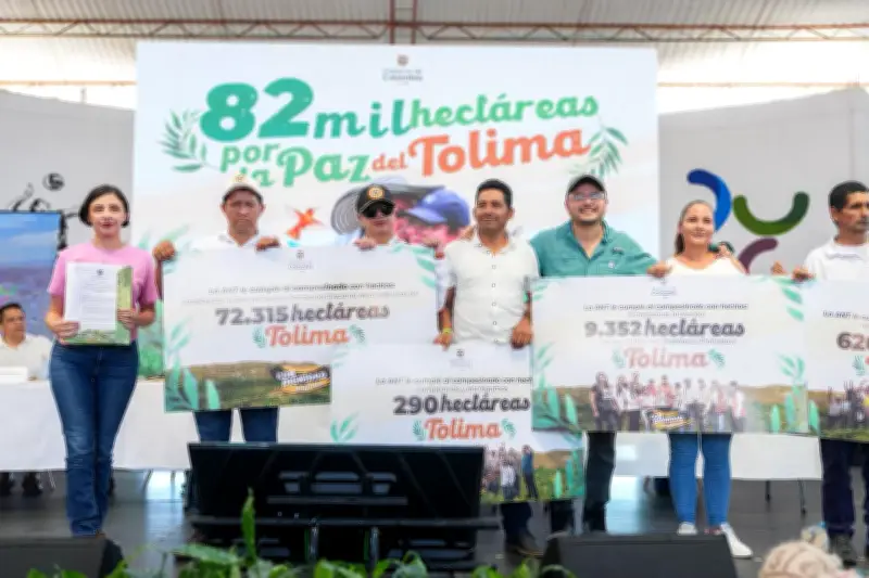 Gobierno entrega 82.000 hectáreas en Tolima como parte de la Reforma Agraria histórica