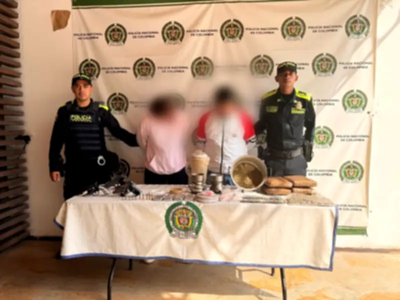 Golpe al microtráfico en Yumbo: Policía captura a dos presuntos expendedores de droga
