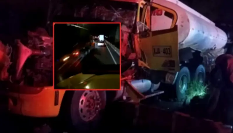 Grave accidente en el Alto de la Línea: tractomula sin frenos provoca choque múltiple y cierre total de la vía