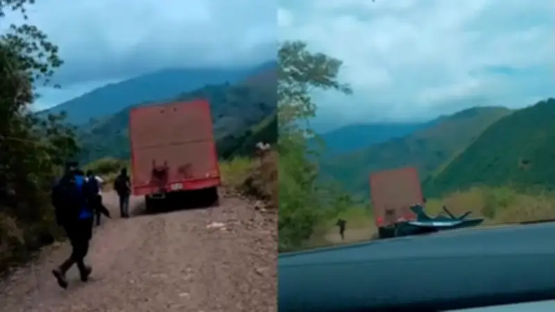 Guardia Indígena y disidencias se enfrentan tras robo de camión en la Panamericana