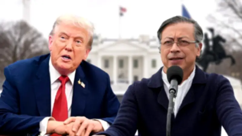 Gustavo Petro responde a críticas sobre gestión en Córdoba con referencia a Donald Trump