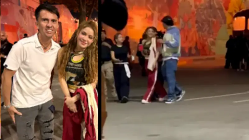 Habitantes de Barrio Abajo celebran visita de Shakira a su comunidad en Barranquilla