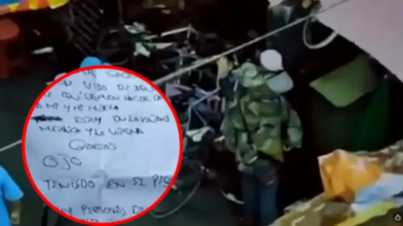 Hallan carta aterradora en el Bronx de Bogotá: 'Sáquenme con vida de aquí'