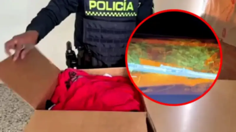 Hallan dos carabinas ocultas en cajas de juguetes y ropa en el Aeropuerto El Dorado de Bogotá