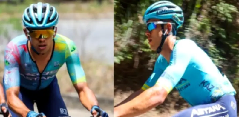 Harold Tejada brilla en la montaña del UAE Tour y asciende al podio general