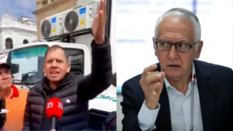 Hombre increpa a ministro Jaramillo en Tunja por falta de medicamentos vitales