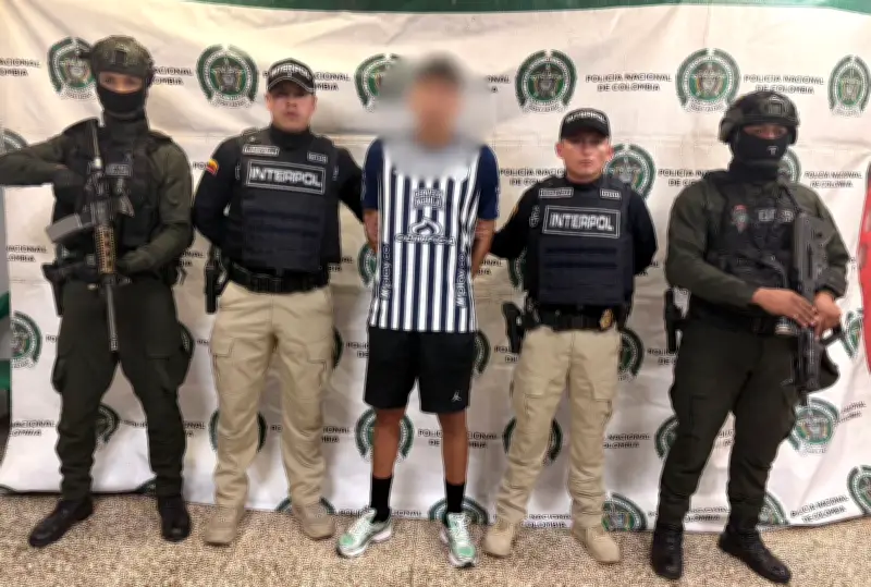 Hombre requerido por homicidio en España es capturado en Barranquilla tras alerta internacional