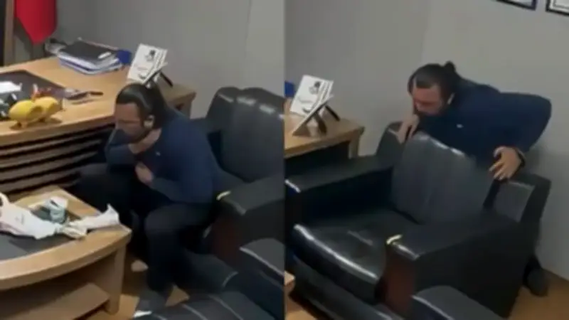 Hombre se atraganta durante almuerzo y se salva aplicando maniobra de Heimlich a sí mismo