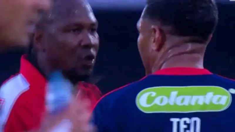 Hugo Rodallega revela detalles del fuerte cruce con Teófilo Gutiérrez en Santa Fe vs Junior