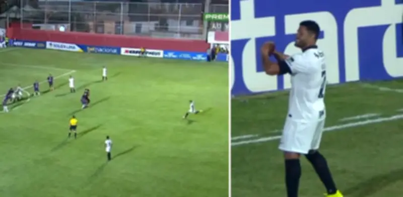 Hulk marca golazo de tiro libre en Brasil y aspira al premio Puskás de la FIFA