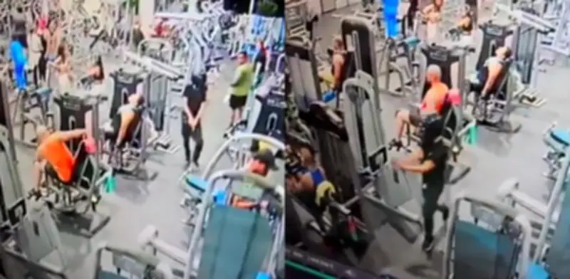 Impactante video muestra asesinato de hombre en gimnasio de Costa Rica por sicario