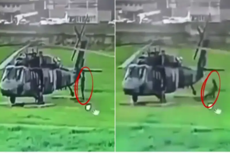 Impactante video: Soldado alcanzado por rayo durante tormenta en instalación militar de Popayán