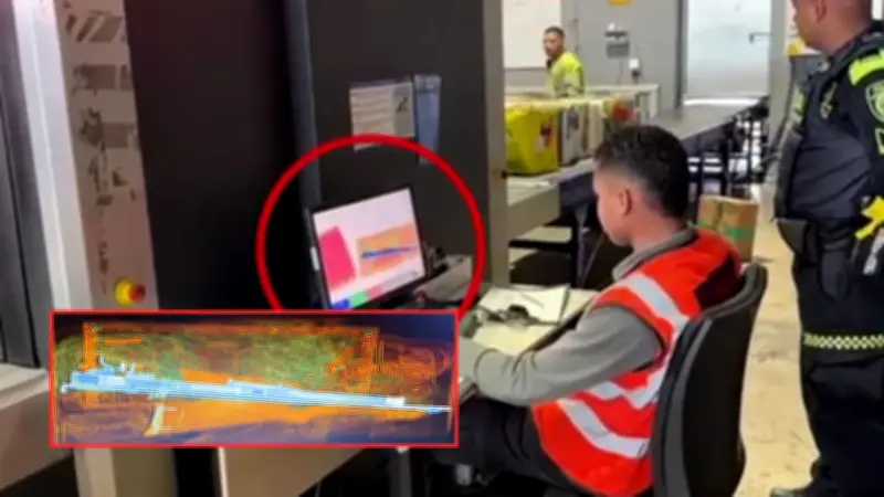 Incautan armas camufladas en juguetes y ropa infantil en aeropuerto El Dorado