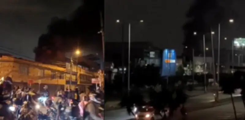 Incendio en fábrica de colchones de Soacha es controlado por bomberos sin reporte de lesionados