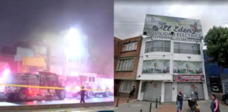 Incendio en local de motos eléctricas de Bogotá causó pérdidas millonarias por batería de litio