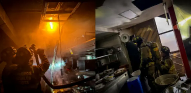 Incendio en Mi Gran Parrilla Boyacense de Bogotá: Bomberos controlan emergencia sin lesionados