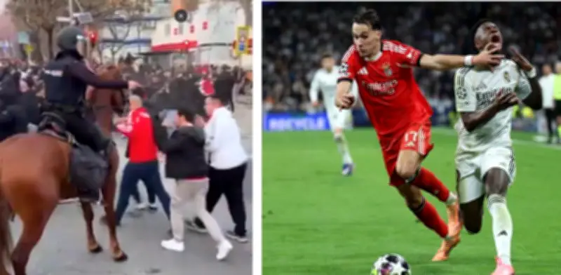 Incidentes violentos y tensión racial anteceden al Real Madrid vs Benfica en Champions