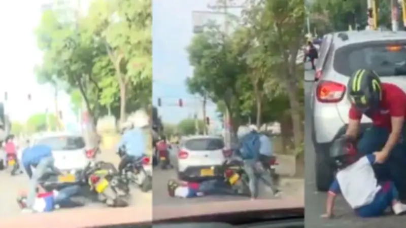 Indignación en Santa Marta por violento atraco a padre e hijo en el Centro Histórico