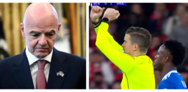 Infantino expresa 'shock' por presunto racismo contra Vinícius en la Champions