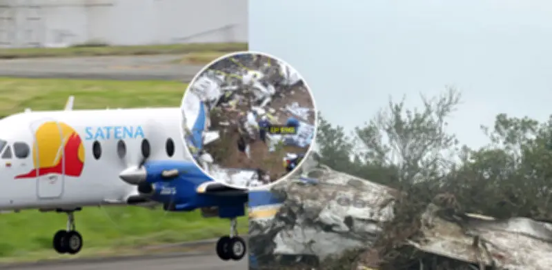 Informe preliminar revela los últimos minutos del avión de Satena que se estrelló en Norte de Santander