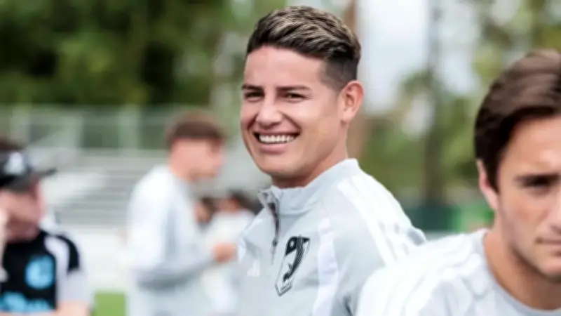 James Rodríguez inicia pretemporada con Minnesota United tras obtener visa de trabajo