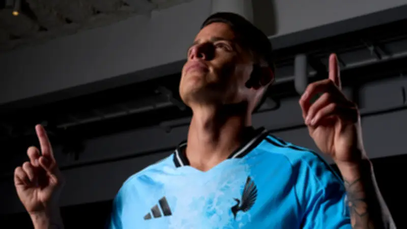 James Rodríguez recibe visa de trabajo y se prepara para debut con Minnesota United en la MLS