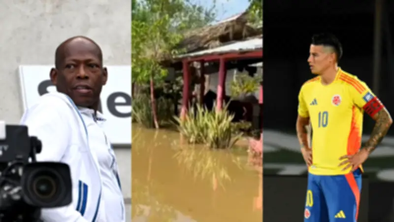 James Rodríguez y Tino Asprilla se unen para apoyar a Córdoba tras devastadoras inundaciones