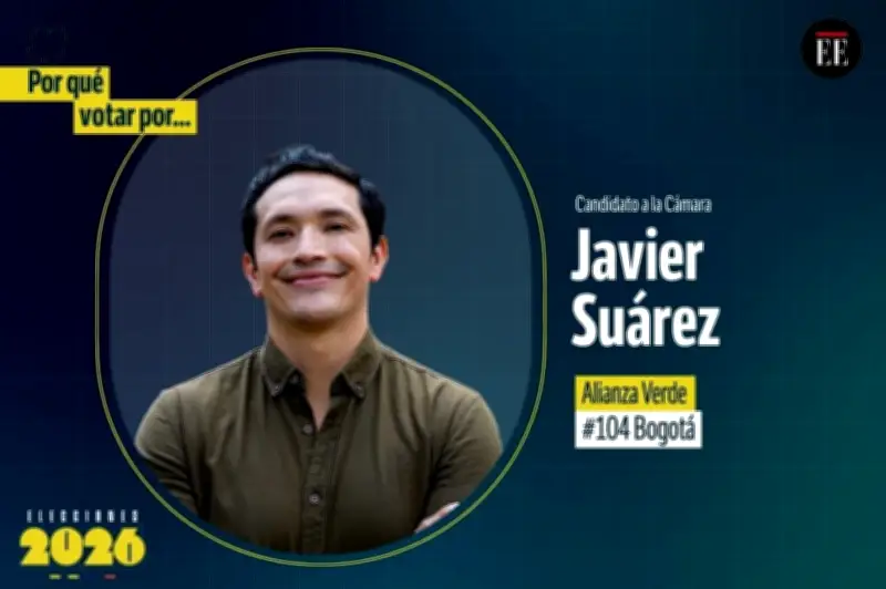 Javier Suárez, candidato a la Cámara por Bogotá, revela sus propuestas y posturas políticas
