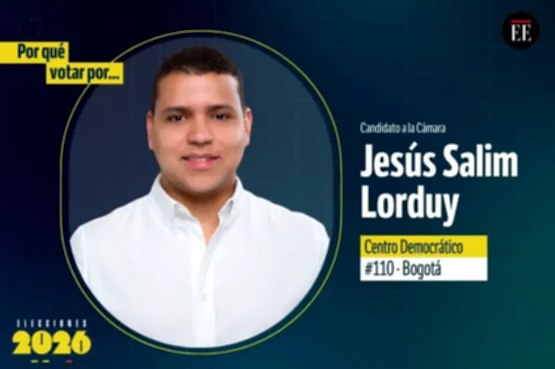 Jesús Salim Lorduy: Un candidato de derecha moderna que apuesta por la seguridad y la reducción del Estado
