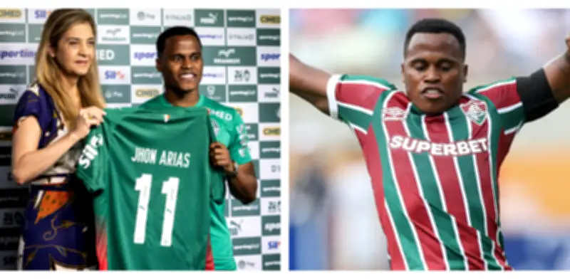 Jhon Arias es presentado en Palmeiras y explica su decisión tras promesa incumplida con Fluminense