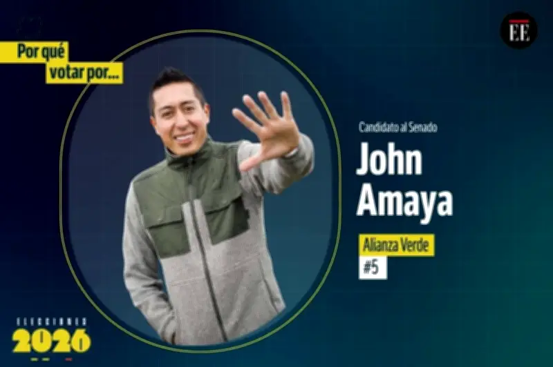John Amaya presenta su hoja de ruta para el Senado: educación, tecnología y lucha anticorrupción