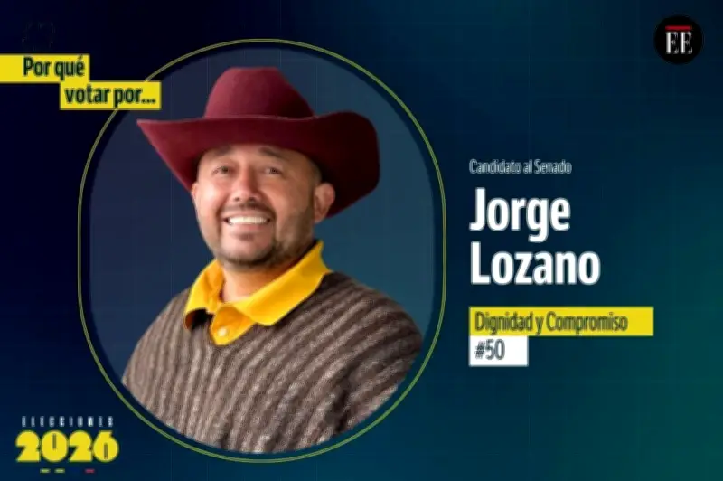 Jorge Lozano: El candidato campesino que promete una 'Ley de Plato Justo' en el Senado