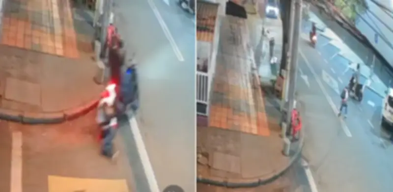 Joven arrastrado por cuadras tras robo de celular por motoladrones en Bogotá