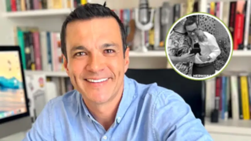 Juan Diego Alvira recibe halagos de una mujer en la calle y agradece el cariño del público