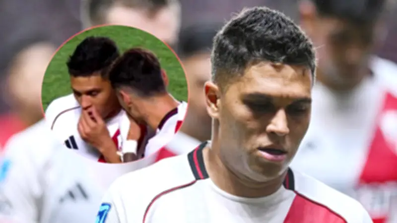 Juanfer Quintero protagoniza tenso cruce con Montiel tras derrota de River Plate en Argentina