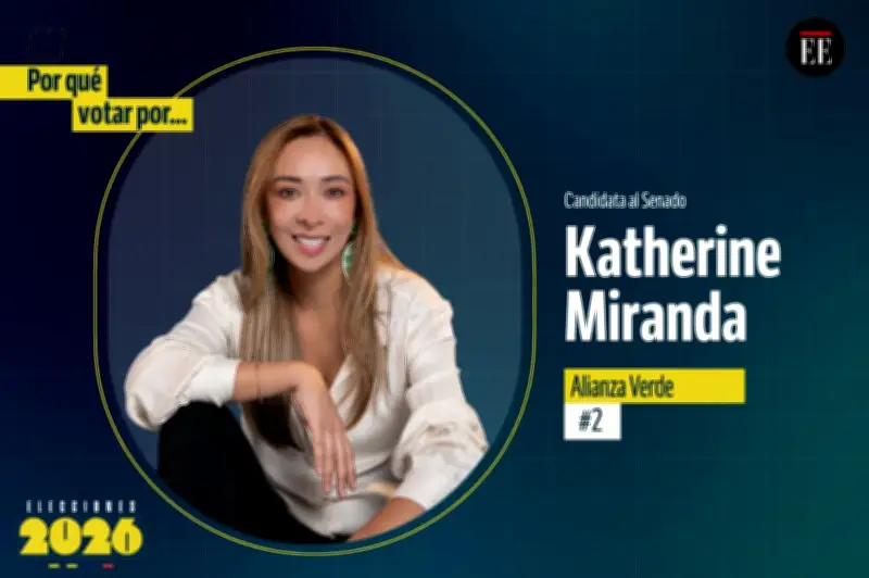 Katherine Miranda: 'Mi motivación es no quedarme callada y defender los recursos públicos'