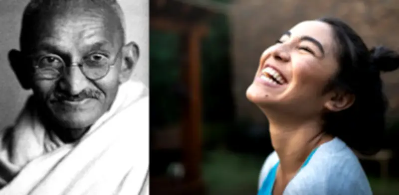 La fórmula de Gandhi para la felicidad: Coherencia entre pensamiento, palabra y acción