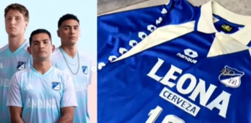Las 10 camisetas más polémicas de Millonarios: la nueva suplente aguamarina-lila genera rechazo