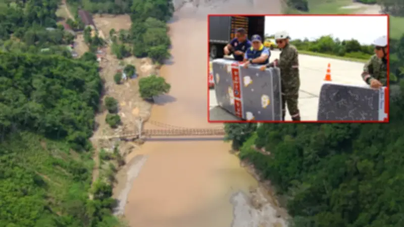 Lebrija enfrenta emergencia por 25 derrumbes: 200 damnificados y comunidades aisladas
