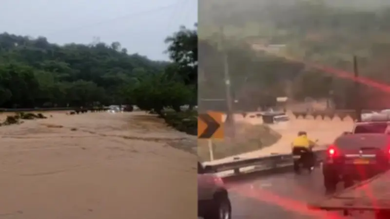 Lluvias intensas afectan a 80 familias y bloquean vías rurales en Bucaramanga