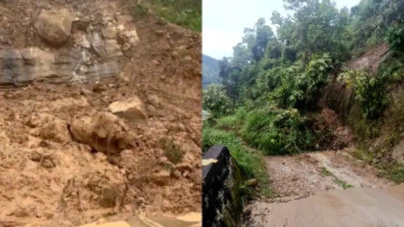 Lluvias intensas colapsan vías en San Vicente de Chucurí, Santander, dejando 500 familias incomunicadas