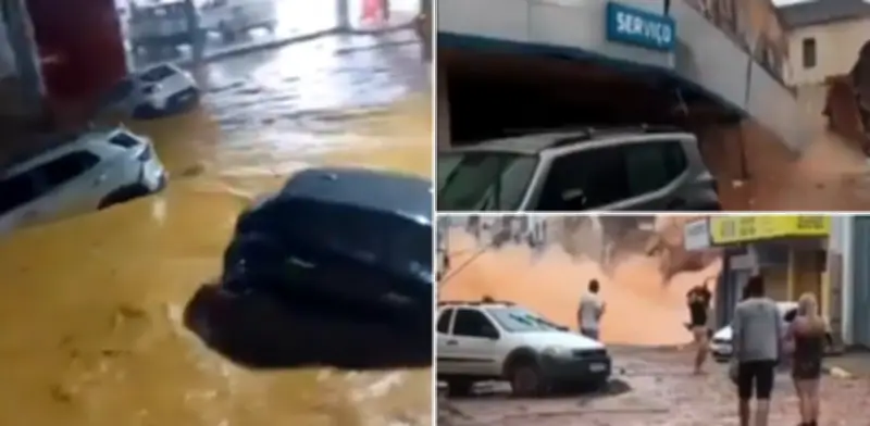 Lluvias torrenciales en Brasil dejan al menos 20 muertos y decenas de desaparecidos en Minas Gerais