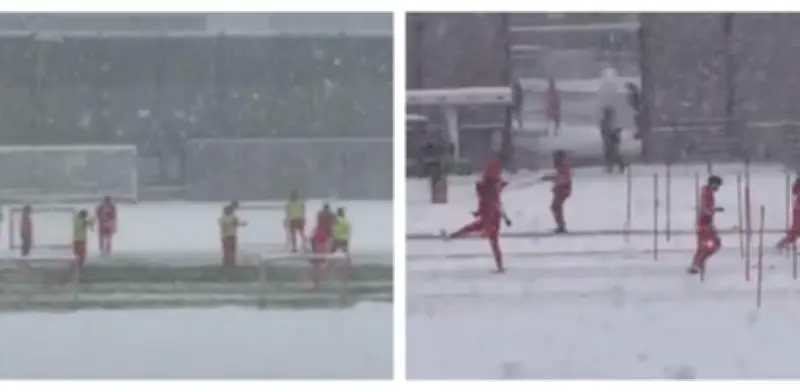 Luis Díaz y el Bayern entrenan bajo intensa nevada en Alemania