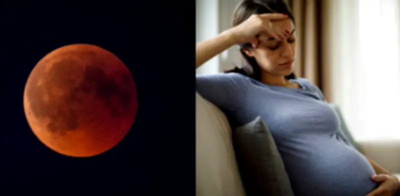 Luna de sangre y embarazo: la ciencia desmiente mitos populares sobre riesgos