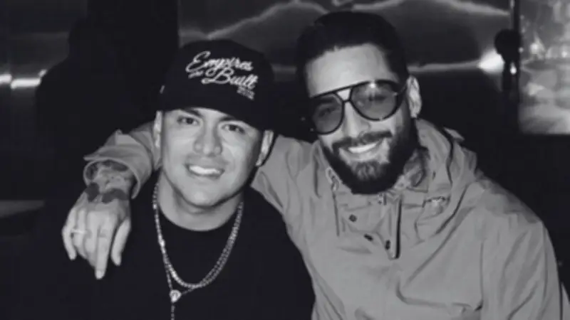 Maluma comparte fotos inéditas de su encuentro con Yeison Jiménez en emotivo homenaje