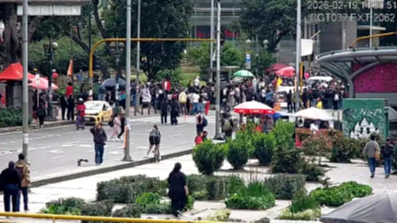 Manifestaciones en Bogotá afectan movilidad y operación de TransMilenio