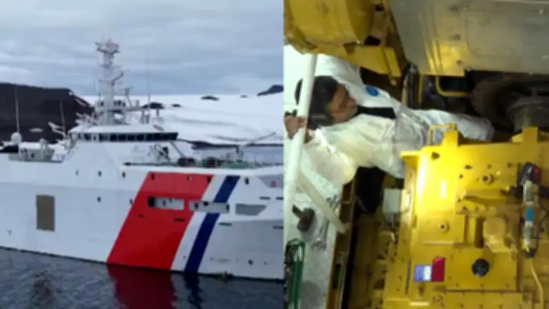 Mantenimiento en la Antártida: así preservan el ARC Simón Bolívar en condiciones extremas