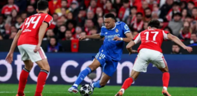 Mbappé fuera del Real Madrid para enfrentar al Benfica en Champions por lesión de rodilla