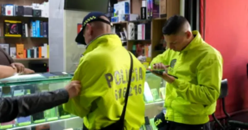 Megaintervención en Suba: 70 celulares incautados y cierre de cinco establecimientos