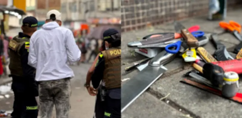 Megaoperativo en Medellín: 13 capturas y golpe a economías ilegales en el centro